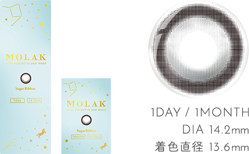 1DAY/1MONTH|DIA14.2mm|着色直径13.6mm